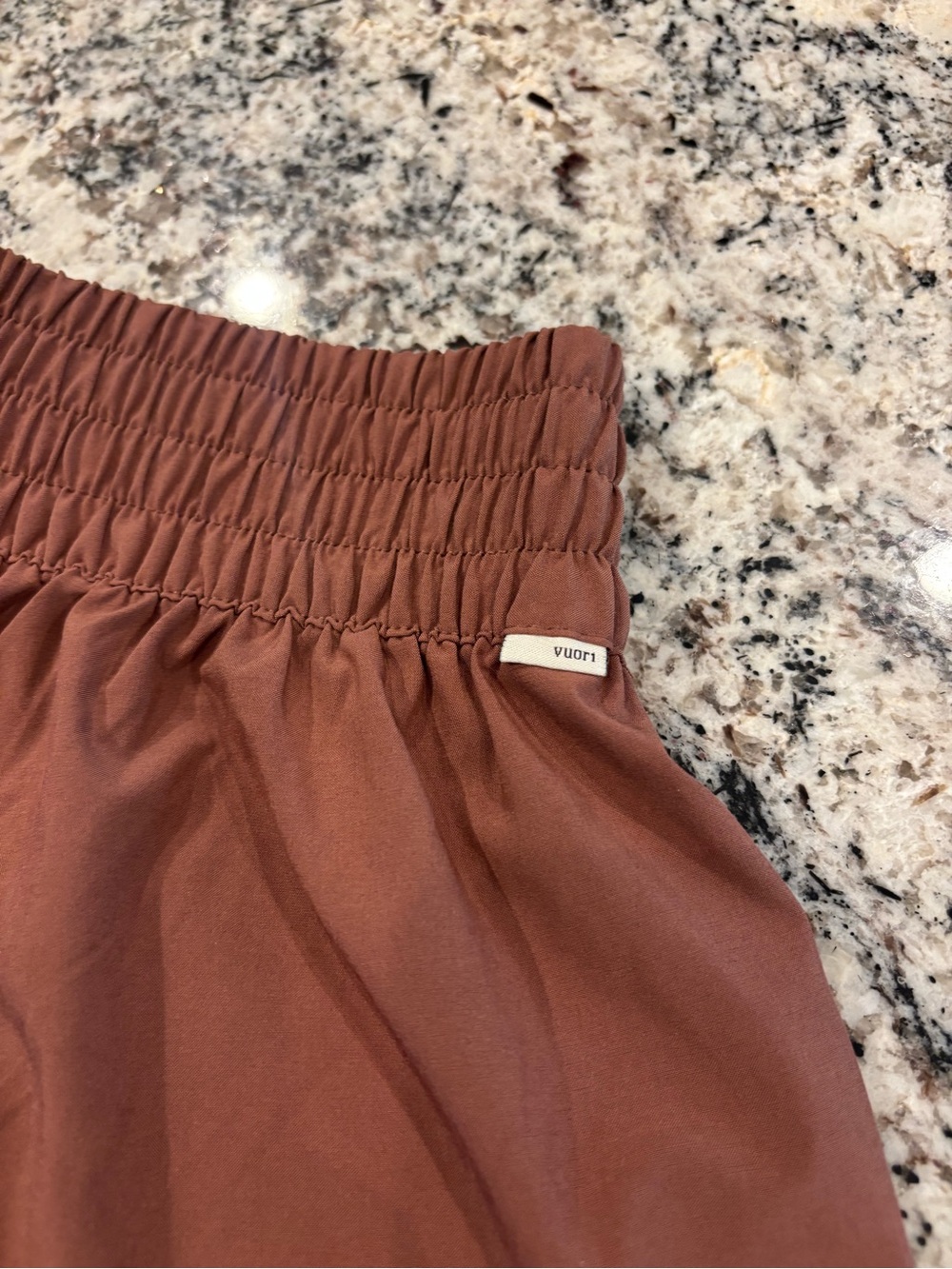 Vuori Women's Elastic Waist Athletic Shorts - Picture 3 of 4